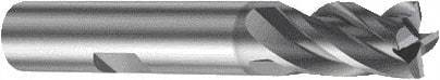 Sandvik Coromant - 4mm, 4 Flute, Solid Carbide, Corner Radius End Mill - 54mm OAL, 35° Helix, Right Hand Flute, 8.5mm LOC, Right Hand Cut - Apex Tool & Supply
