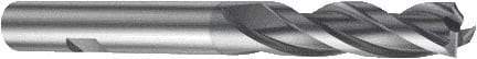Sandvik Coromant - 5mm, 16mm LOC, 6mm Shank Diam, 57mm OAL, 3 Flute, Solid Carbide Square End Mill - TiAlN Finish, 30° Helix, Centercutting, Right Hand Cut, Right Hand Flute, Series CoroMill Plura - Apex Tool & Supply