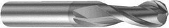 Sandvik Coromant - 3mm Diam, 7mm LOC, 2 Flute Solid Carbide Ball End Mill - 38mm OAL, 3mm Shank Diam, Ball Flute - Apex Tool & Supply