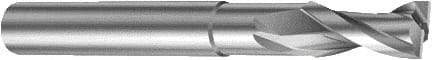 Sandvik Coromant - 8mm, 2 Flute, Solid Carbide, 0.15mm Corner Chamfer End Mill - 80mm OAL, 25° Helix, Right Hand Flute, 12mm LOC, Right Hand Cut - Apex Tool & Supply