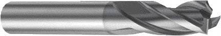 Sandvik Coromant - 2.5mm, 3 Flute, Solid Carbide, Corner Radius End Mill - 57mm OAL, 30° Helix, Right Hand Flute, 12.5mm LOC, Right Hand Cut - Apex Tool & Supply