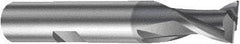 Sandvik Coromant - 5mm, 2 Flute, Solid Carbide, Corner Radius End Mill - 54mm OAL, 30° Helix, Right Hand Flute, 6.5mm LOC, Right Hand Cut - Apex Tool & Supply
