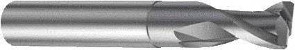 Sandvik Coromant - 8mm, 8mm LOC, 8mm Shank Diam, 72mm OAL, 2 Flute, Solid Carbide Square End Mill - Single End, TiAlN Finish, Spiral Flute, 30° Helix, Centercutting, Right Hand Cut, Right Hand Flute, Series CoroMill Plura - Apex Tool & Supply