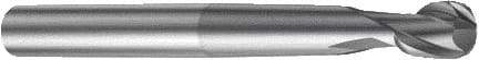 Sandvik Coromant - 16mm Diam, 15mm LOC, 2 Flute Solid Carbide Ball End Mill - 150mm OAL, 16mm Shank Diam, Ball Flute - Apex Tool & Supply