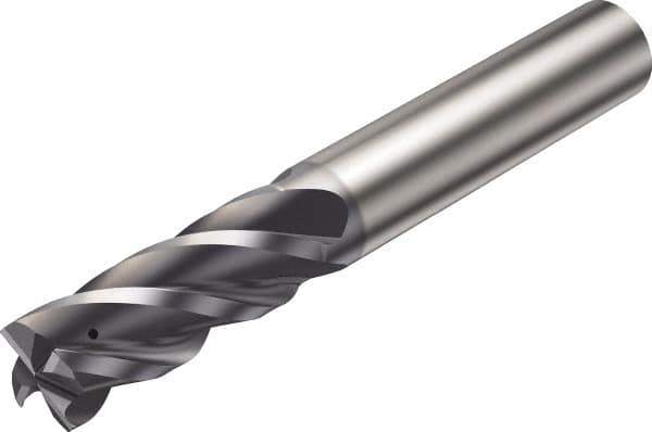 Sandvik Coromant - 16mm, 4 Flute, Single End, Solid Carbide, Corner Chamfer End Mill - 92mm OAL, Right Hand Flute, 1.3386" LOC, Right Hand Cut - Apex Tool & Supply