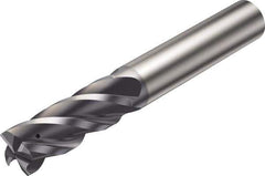 Sandvik Coromant - 5/8", 4 Flute, Single End, Solid Carbide, Corner Chamfer End Mill - 3-1/2" OAL, Right Hand Flute, 1-5/16" LOC, Right Hand Cut - Apex Tool & Supply