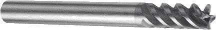 Sandvik Coromant - 8mm, 4 Flute, Solid Carbide, Corner Radius End Mill - 80mm OAL, 50° Helix, Right Hand Flute, 19mm LOC, Right Hand Cut - Apex Tool & Supply