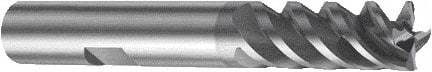 Sandvik Coromant - 8mm, 4 Flute, Solid Carbide, Corner Radius End Mill - 63mm OAL, 50° Helix, Right Hand Flute, 19mm LOC, Right Hand Cut - Apex Tool & Supply