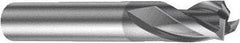 Sandvik Coromant - 3.8mm, 3 Flute, Solid Carbide, Corner Radius End Mill - 54mm OAL, 30° Helix, Right Hand Flute, 5.5mm LOC, Right Hand Cut - Apex Tool & Supply