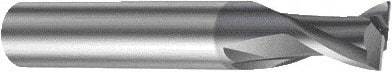 Sandvik Coromant - 3.8mm, 2 Flute, Solid Carbide, Corner Radius End Mill - 54mm OAL, 30° Helix, Right Hand Flute, 5.5mm LOC, Right Hand Cut - Apex Tool & Supply