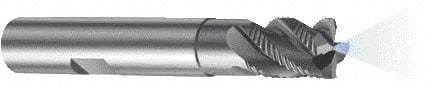 Sandvik Coromant - 6mm, 4 Flute, Solid Carbide, 0.35mm Corner Chamfer End Mill - 54mm OAL, 40° Helix, Right Hand Flute, 7mm LOC, Right Hand Cut - Apex Tool & Supply