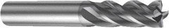 Sandvik Coromant - 63/64", 4 Flute, Single End, Solid Carbide, Corner Chamfer End Mill - 121mm OAL, Right Hand Flute, 45.5mm LOC, Right Hand Cut - Apex Tool & Supply