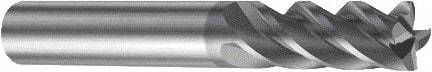 Sandvik Coromant - 8mm, 4 Flute, Single End, Solid Carbide, Corner Chamfer End Mill - 63mm OAL, Right Hand Flute, 19mm LOC, Right Hand Cut - Apex Tool & Supply