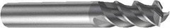 Sandvik Coromant - 4mm, 3 Flute, Single End, Solid Carbide, Corner Chamfer End Mill - 57mm OAL, Right Hand Flute, 8mm LOC, Right Hand Cut - Apex Tool & Supply