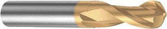 Sandvik Coromant - 8mm Diam, 12mm LOC, 2 Flute Solid Carbide Ball End Mill - AlCrN Finish, 63mm OAL, 8mm Shank Diam, Ball Flute - Apex Tool & Supply