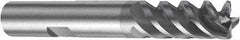 Sandvik Coromant - 8mm, 4 Flute, Solid Carbide, 2mm Corner Chamfer End Mill - 63mm OAL, 50° Helix, Right Hand Flute, 19mm LOC, Right Hand Cut - Apex Tool & Supply