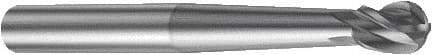 Sandvik Coromant - 6mm Diam, 7mm LOC, Solid Carbide Ball End Mill - 100mm OAL, 6mm Shank Diam, Ball Flute - Apex Tool & Supply