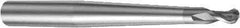 Sandvik Coromant - 1mm Diam, 1mm LOC, 2 Flute Solid Carbide Ball End Mill - 80mm OAL, 6mm Shank Diam, Ball Flute - Apex Tool & Supply