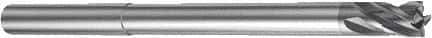 Sandvik Coromant - 12mm, 4 Flute, Single End, Solid Carbide, Corner Chamfer End Mill - 150mm OAL, Right Hand Flute, 12mm LOC, Right Hand Cut - Apex Tool & Supply