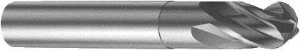Sandvik Coromant - 16mm Diam, 16mm LOC, 4 Flute Solid Carbide Ball End Mill - 92mm OAL, 16mm Shank Diam, Ball Flute - Apex Tool & Supply