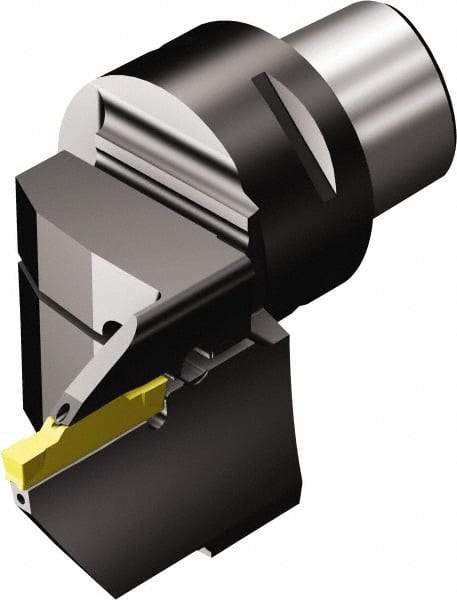 Sandvik Coromant - N123H2-0400-0004-TF Insert, Modular Grooving Blade Holder Head - Left Hand Cut, System Size C4, Through Coolant, Series CoroCut 1-2 | Apex Tool & Supply