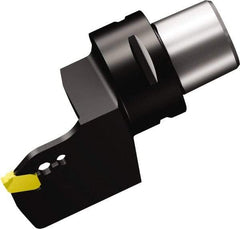 Sandvik Coromant - Cx-QD-R/LF..C..A Insert, 70mm Head Length, Modular Grooving Cutting Unit Head - Right Hand Cut, System Size C4, Through Coolant, Series CoroCut QD - Apex Tool & Supply