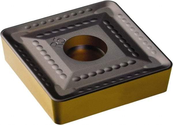 Sandvik Coromant - SCMT380932 XM Grade 4325 Carbide Turning Insert - TiCN/Al2O3/TiN Finish, 90° Square, 1-1/2" Inscr Circle, 3/8" Thick, 1/8" Corner Radius - Apex Tool & Supply