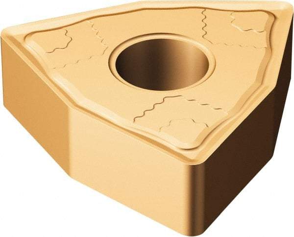 Sandvik Coromant - WNMG433 SMC Grade 1115 Carbide Turning Insert - TiAlN/AlCr2O3 Finish, 80° Trigon, 1/2" Inscr Circle, 3/16" Thick, 3/64" Corner Radius - Apex Tool & Supply