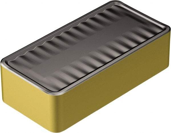 Sandvik Coromant - LNMX501432 XH Grade 4325 Carbide Turning Insert - TiCN/Al2O3/TiN Finish, 90° Rectangle, 14.2mm Thick, 1/8" Corner Radius - Apex Tool & Supply