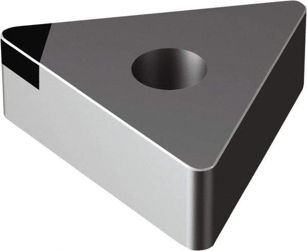 Sandvik Coromant - TNMA432 Grade CB20 CBN Turning Insert - Uncoated, 60° Triangle, 1/2" Inscr Circle, 3/16" Thick, 1/32" Corner Radius - Apex Tool & Supply