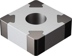 Sandvik Coromant - SNGA322 Grade 7025 CBN Turning Insert - Uncoated, 90° Square, 3/8" Inscr Circle, 1/8" Thick, 1/32" Corner Radius - Apex Tool & Supply