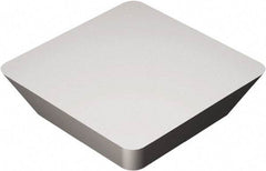 Sandvik Coromant - SEGN422 Grade H10 Carbide Turning Insert - Uncoated, 90° Square, 1/2" Inscr Circle, 1/8" Thick, 1/32" Corner Radius - Apex Tool & Supply