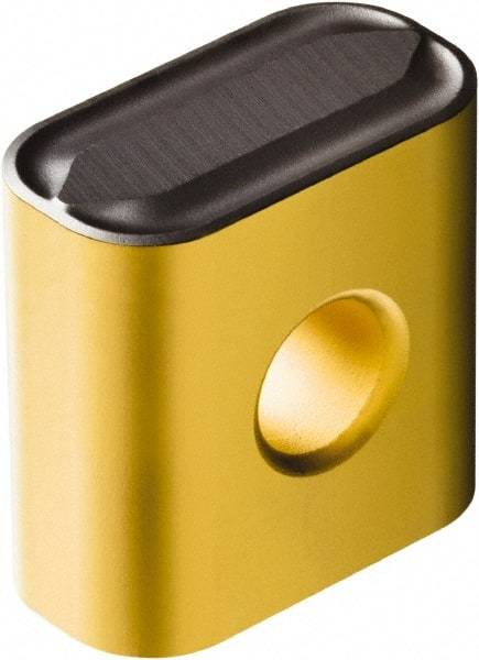 Sandvik Coromant - LNUX1919 PM Grade 4215 Carbide Turning Insert - TiCN/AI2O3/TiN Finish, 90° Rectangle, 3/4" Thick, 4mm Corner Radius - Apex Tool & Supply
