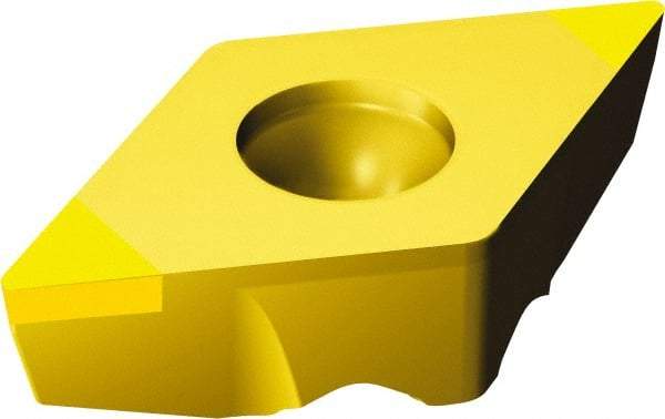 Sandvik Coromant - TRDC1304 Grade 7015 CBN Turning Insert - TiN Finish, 55° Triangle, 13mm Inscr Circle, 3/16" Thick, 1/64" Corner Radius - Apex Tool & Supply