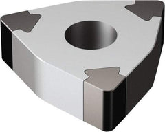 Sandvik Coromant - WNGA433 WH Grade 7025 CBN Turning Insert - 80° Trigon, 1/2" Inscr Circle, 3/16" Thick, 3/64" Corner Radius - Apex Tool & Supply