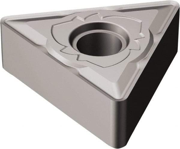 Sandvik Coromant - TNMG432 SM Grade H13A Carbide Turning Insert - Uncoated, 60° Triangle, 1/2" Inscr Circle, 3/16" Thick, 1/32" Corner Radius - Apex Tool & Supply