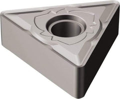 Sandvik Coromant - TNMG432 SM Grade H13A Carbide Turning Insert - Uncoated, 60° Triangle, 1/2" Inscr Circle, 3/16" Thick, 1/32" Corner Radius - Apex Tool & Supply