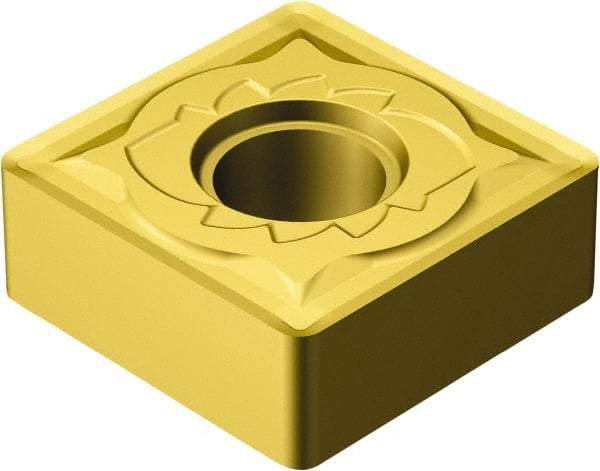 Sandvik Coromant - SNMG544 SMR Grade S05F Carbide Turning Insert - TiCN/Al2O3/TiN Finish, 90° Square, 1/2" Inscr Circle, 1/4" Thick, 1/16" Corner Radius - Apex Tool & Supply