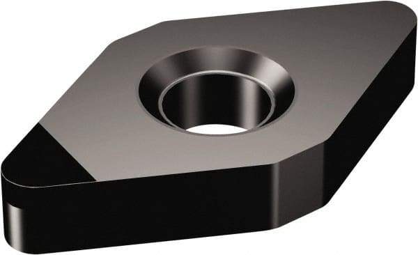 Sandvik Coromant - DNMA433 Grade CB20 CBN Turning Insert - Uncoated, 55° Diamond, 1/2" Inscr Circle, 3/16" Thick, 3/64" Corner Radius - Apex Tool & Supply