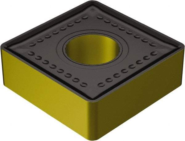 Sandvik Coromant - SNMM856 MR Grade 2220 Carbide Turning Insert - TiCN/AI2O3/TiN Finish, 90° Square, 1" Inscr Circle, 5/16" Thick, 3/32" Corner Radius - Apex Tool & Supply