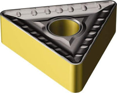 Sandvik Coromant - TNMM544 HR Grade 4325 Carbide Turning Insert - TiCN/Al2O3/TiN Finish, 60° Triangle, 5/8" Inscr Circle, 1/4" Thick, 1/16" Corner Radius - Apex Tool & Supply