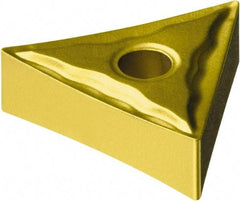Sandvik Coromant - TNMX150992 Grade 3005 Carbide Turning Insert - TiCN/Al2O3/TiN Finish, 80° Trigon, 1/2" Inscr Circle, 3/8" Thick, 9.2mm Corner Radius - Apex Tool & Supply