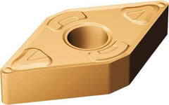 Sandvik Coromant - DNMG431 XF Grade GC15 Carbide Turning Insert - TiAlN/AlCr2O3 Finish, 55° Diamond, 1/2" Inscr Circle, 3/16" Thick, 1/64" Corner Radius - Apex Tool & Supply