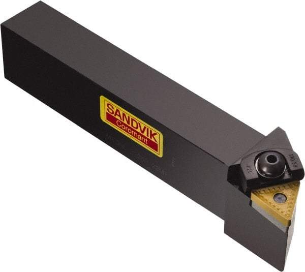 Sandvik Coromant - MTGNR/L, Left Hand Cut, -1° Lead Angle, 32mm Shank Height x 32mm Shank Width, Negative Rake Indexable Turning Toolholder - 170mm OAL, TNMG 22 04 08, TNMG 432 Insert Compatibility, Series T-Max P - Apex Tool & Supply