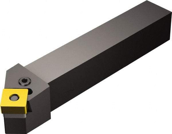 Sandvik Coromant - PSSNR/L, Left Hand Cut, 45° Lead Angle, 16mm Shank Height x 16mm Shank Width, Negative Rake Indexable Turning Toolholder - 106.08mm OAL, SNMG 09 03 08, SNMG 322 Insert Compatibility, Series T-Max P - Apex Tool & Supply