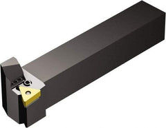 Sandvik Coromant - PTGNR/L..HP, Right Hand Cut, -1° Lead Angle, 20mm Shank Height x 20mm Shank Width, Negative Rake Indexable Turning Toolholder - 125mm OAL, TNMG 16 04 08, TNMG 332 Insert Compatibility, Series T-Max P - Apex Tool & Supply