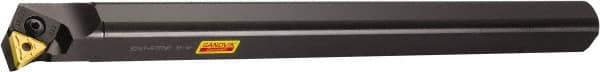 Sandvik Coromant - 40mm Min Bore Diam, 350mm OAL, 32mm Shank Diam, S..PTFNR/L-W Indexable Boring Bar - Wedge Holding Method - Apex Tool & Supply