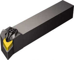 Sandvik Coromant - DDHNR/L, Right Hand Cut, -17.5° Lead Angle, 32mm Shank Height x 25mm Shank Width, Negative Rake Indexable Turning Toolholder - 170mm OAL, DNMG 15 06 08, DNMG 442 Insert Compatibility, Series T-Max P - Apex Tool & Supply