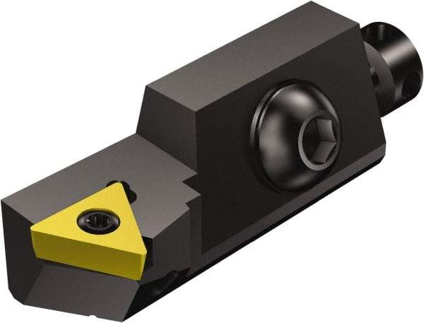Sandvik Coromant - Series CoroTurn 107 Cardridge for Turning, Left Hand, STWC Toolholder Compatibility, TCMT 110204 Insert Compatibility, Indexable Turning Cartridge - Screw Holding Method, 49mm OAL x 11mm OAH - Apex Tool & Supply