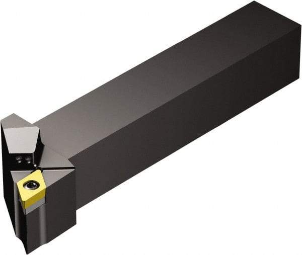 Sandvik Coromant - SDJCR/L..HP, Right Hand Cut, -3° Lead Angle, 32mm Shank Height x 25mm Shank Width, Neutral Rake Indexable Turning Toolholder - 170mm OAL, DCMT 11 T3 08, DCMT 3(2.5)2 Insert Compatibility, Series CoroTurn 107 - Apex Tool & Supply